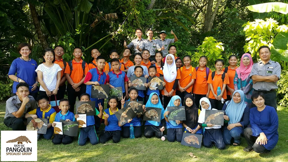 Pangolin School Awareness Programme in Sabah, Malaysia